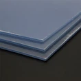 What is the flexural modulus of transparent PVC sheets?